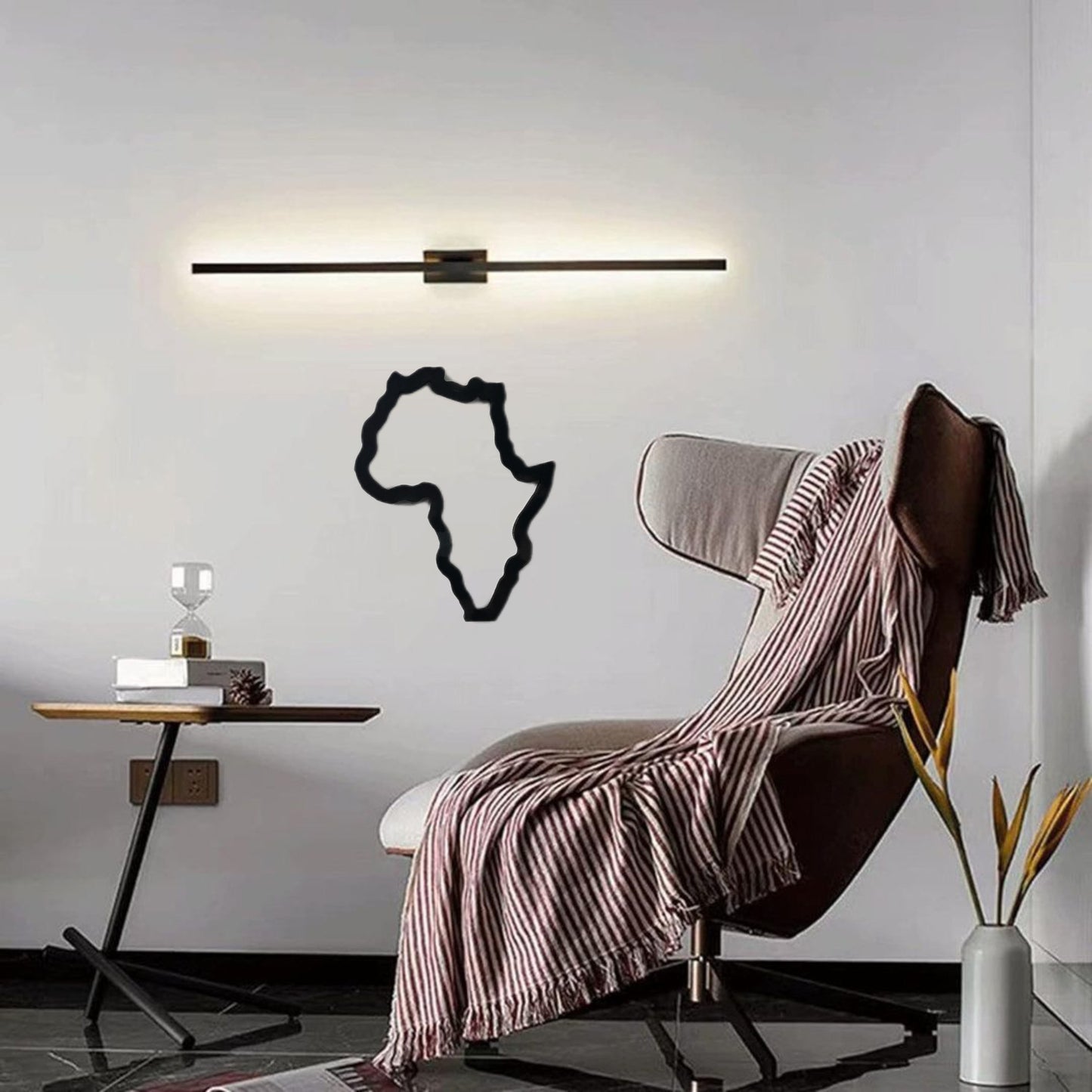 Afrika Silhouette-Holz